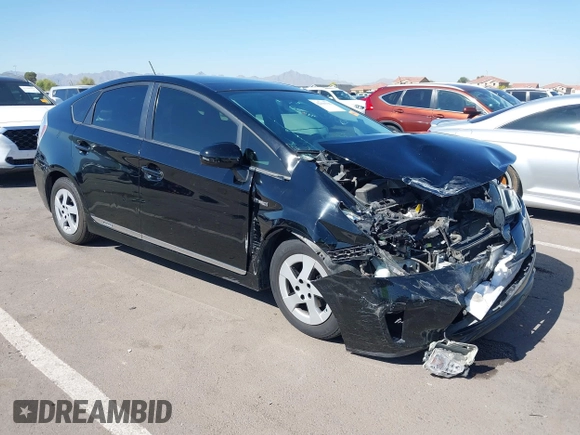 2014 Toyota Prius Four with VIN JTDKN3DUXE1736731, listed as a IAAI auction lot 42106536 with 73,621 mi miles. Bid and sale history available at carsss.com. Image 1.