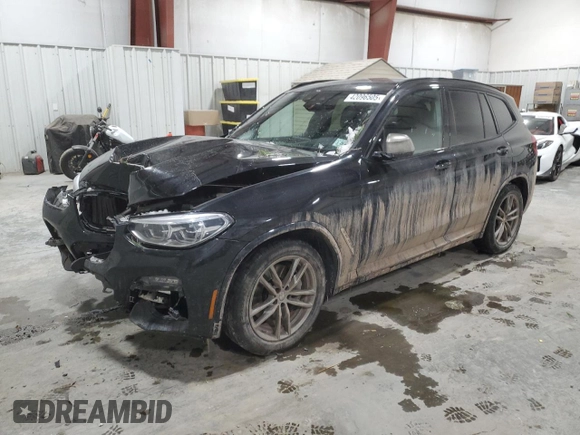 2020 BMW X3 M40i with VIN 5UXTY9C02L9D23795, listed as a Copart auction lot 42096505 with 55,231 mi miles and Salvage Title. Bid and sale history available at DreamBid. Image 1.