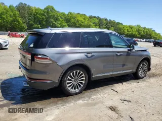 2022 Lincoln Aviator Reserve with VIN 5LM5J7XC0NGL16100, listed as a Copart auction lot 53539575 with 39,355 mi miles and Salvage title. Bid and sale history available at DreamBid. Image 3.