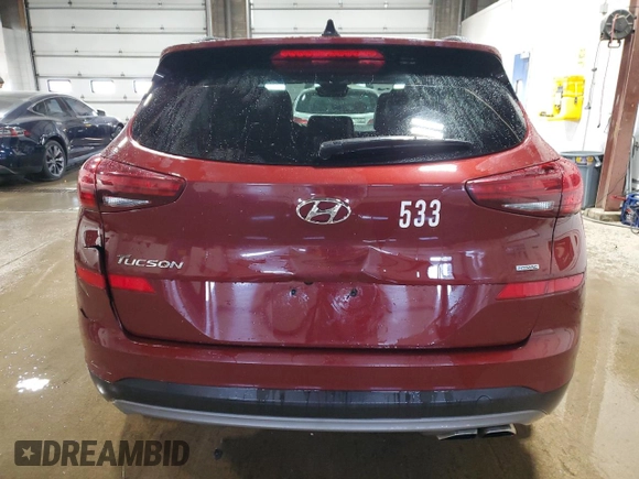 2019 Hyundai Tucson Sport z VIN KM8J3CAL3KU010311, wystawiony jako Copart lot #49225025 z przebiegiem 120 224 mil mil oraz Szkoda całkowita • Salvage title. Historia ofert i sprzedaży dostępna na DreamBid. Obrazek 6.