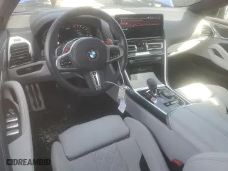 2024 BMW M8 Competition with VIN WBSDZ0C04RCR21242, listed as a Copart auction lot 49249175 with 5,071 mi miles and Salvage Title. Bid and sale history available at carsss.com. Image 8.