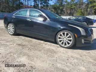 2013 Cadillac ATS Premium with VIN 1G6AE5S32D0134592, listed as a Copart auction lot 49045355 with 187,734 mi miles and Salvage Title. Bid and sale history available at carsss.com. Image 4.
