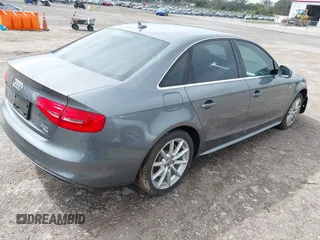 2014 Audi A4 Premium Plus with VIN WAUFFAFL7EA073770, listed as a IAAI auction lot 41655990 with 230,484 mi miles. Bid and sale history available at carsss.com. Image 4.