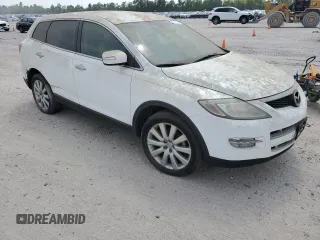 2008 Mazda CX-9 Sport with VIN JM3TB28A180155255, listed as a Copart auction lot 55943404 with 45,660 mi miles and Salvage Title. Bid and sale history available at DreamBid. Image 4.