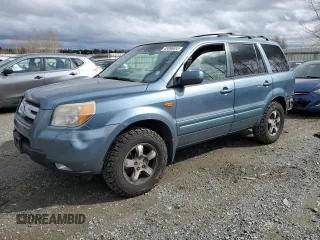 2007 Honda Pilot EX-L with VIN 2HKYF18777H539074, listed as a Copart auction lot 48896655 with 211,142 mi miles and Salvage Title. Bid and sale history available at DreamBid. Image 1.