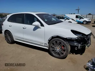 2016 Porsche Cayenne GTS with VIN WP1AD2A20GLA76054, listed as a Copart auction lot 55176615 with 54,274 mi miles and Salvage title. Bid and sale history available at DreamBid. Image 4.