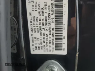 2011 Honda Accord EX-L с VIN 1HGCP3F8XBA008497, выставлен на аукционе Copart как лот 62563905 с пробегом 139 595 миль миль и Списание • Salvage title. История ставок и продаж доступна на DreamBid. Изображение 13.