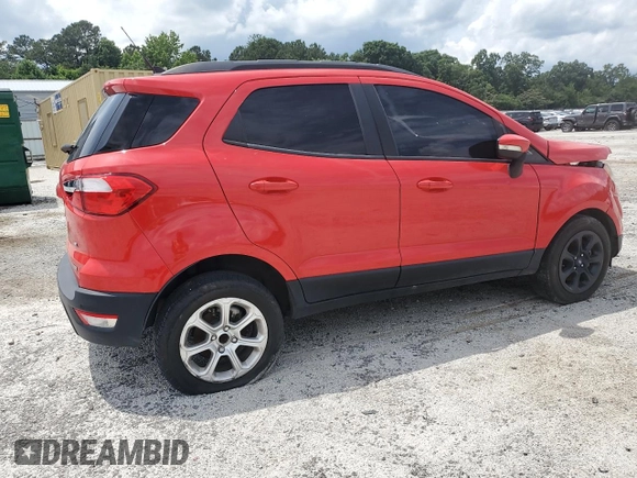 2020 Ford EcoSport SE z VIN MAJ3S2GE0LC331772, wystawiony jako Copart lot #47983135 z przebiegiem 58 622 mil mil oraz Czysty tytuł • Clean title. Historia ofert i sprzedaży dostępna na DreamBid. Obrazek 3.