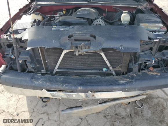 2005 Chevrolet Silverado 1500 LS with VIN 1GCEK14V45Z352156, listed as a Copart auction lot 87450214 with 0 mi miles and Salvage Title. Bid and sale history available at carsss.com. Image 12.
