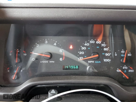 2002 Jeep Wrangler Sahara with VIN 1J4FA59S32P746410, listed as a Copart auction lot 56403075 with 147,968 mi miles and Salvage title. Bid and sale history available at DreamBid. Image 9.