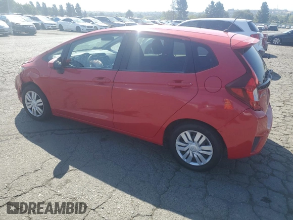 2016 Honda Fit LX with VIN JHMGK5H5XGX011769, listed as a Copart auction lot 61308365 with 62,643 mi miles and Salvage title. Bid and sale history available at DreamBid. Image 2.