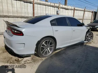 2021 Dodge Charger R/T with VIN 2C3CDXCT6MH675132, listed as a Copart auction lot 56983925 with Not provided miles and Salvage title. Bid and sale history available at DreamBid. Image 3.