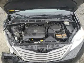 2011 Toyota Sienna XLE with VIN 5TDDK3DC2BS006769, listed as a Copart auction lot 48713455 with 136,348 mi miles and Salvage Title. Bid and sale history available at carsss.com. Image 12.