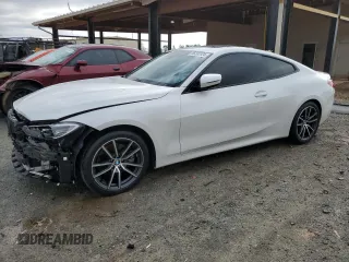 2022 BMW 4 Series 430i with VIN WBA53AP00NCJ55465, listed as a Copart auction lot 86392324 with 28,873 mi miles and Salvage Title. Bid and sale history available at carsss.com. Image 1.