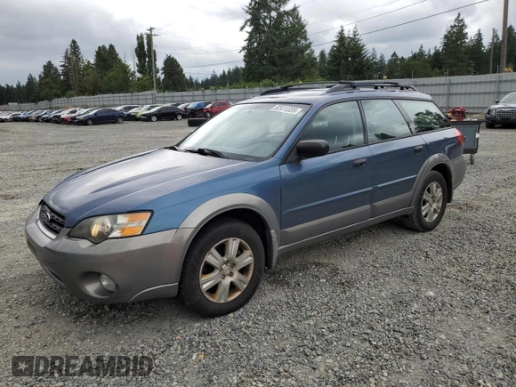 2005 Subaru Legacy Outback with VIN 4S4BP61C857390937, listed as a Copart auction lot 62411335 with 208,344 mi miles and Salvage title. Bid and sale history available at DreamBid. Image 1.