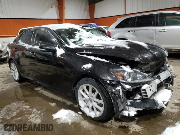 2011 Lexus IS 350 with VIN JTHCE5C22B5000532, listed as a Copart auction lot 46099055 with 201,651 mi miles and Salvage title. Bid and sale history available at DreamBid. Image 4.