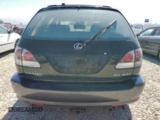 2003 Lexus RX 300 with VIN JTJHF10U530311757, listed as a Copart auction lot 61679804 with 185,581 mi miles and Salvage Title. Bid and sale history available at carsss.com. Image 6.