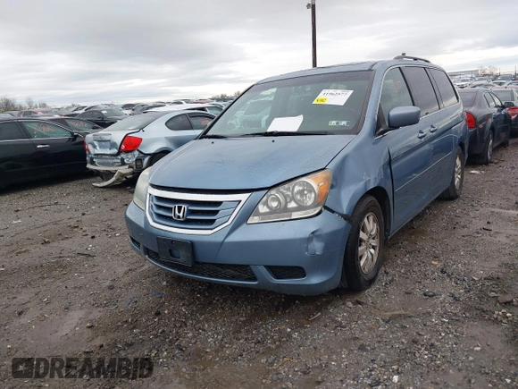 2010 Honda Odyssey EX-L with VIN 5FNRL3H64AB015029, listed as a IAAI auction lot 41962577 with 173,170 mi miles. Bid and sale history available at carsss.com. Image 6.