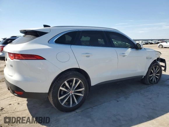 2020 Jaguar F-Pace 25t Prestige with VIN SADCK2FX7LA657601, listed as a Copart auction lot 45819725 with 48,568 mi miles and Salvage title. Bid and sale history available at DreamBid. Image 3.