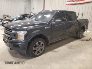 2020 Ford F-150 XL with VIN 1FTEW1E59LFA01308, listed as a Copart auction lot 52005385 with 63,711 mi miles and Salvage Title. Bid and sale history available at carsss.com. Image 1.