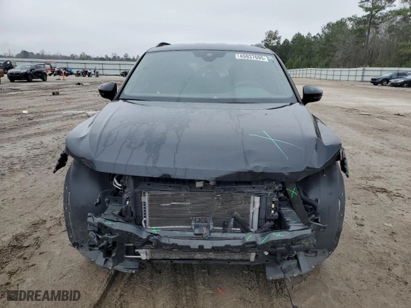 2022 Volkswagen Tiguan SE R-Line Black with VIN 3VVCB7AX1NM033977, listed as a Copart auction lot 45937695 with 48,198 mi miles and Salvage Title. Bid and sale history available at carsss.com. Image 5.