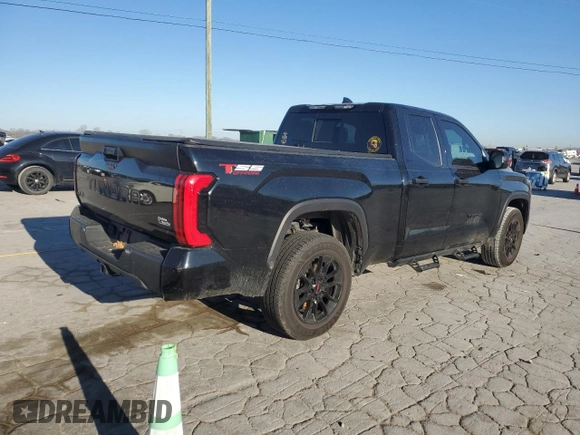 2022 Toyota Tundra SR5 with VIN 5TFLA5DA8NX048418, listed as a Copart auction lot 48406495 with 54,594 mi miles and Salvage title. Bid and sale history available at DreamBid. Image 3.