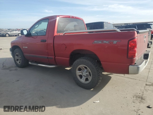 2008 Dodge 1500 ST with VIN 1D7HA16K88J178121, listed as a Copart auction lot 49437225 with 32,938 mi miles and Salvage Title. Bid and sale history available at DreamBid. Image 2.