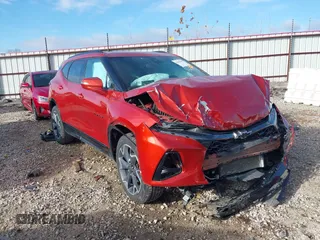 2021 Chevrolet Blazer RS with VIN 3GNKBERS5MS534539, listed as a IAAI auction lot 41006389 with 65,838 mi miles and . Bid and sale history available at DreamBid. Image 1.