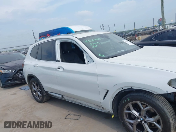 2023 BMW X3 sDrive30i with VIN 5UX43DP07P9P65068, listed as a IAAI auction lot 41935656 with 23,919 mi miles and . Bid and sale history available at DreamBid. Image 6.