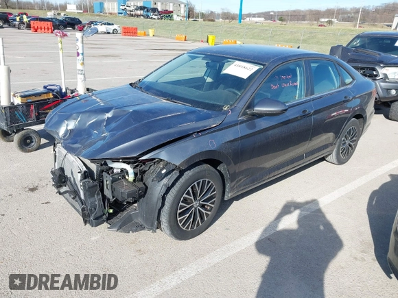 2021 Volkswagen Jetta S z VIN 3VWC57BU8MM098931, wystawiony jako IAAI lot #41818622 z przebiegiem 10 469 mil mil oraz . Historia ofert i sprzedaży dostępna na DreamBid. Obrazek 2.