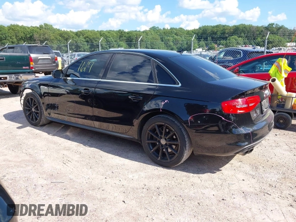 2014 Audi A4 Premium Plus with VIN WAUFFAFL8EA009723, listed as a IAAI auction lot 42651671 with 182,280 mi miles and . Bid and sale history available at DreamBid. Image 3.
