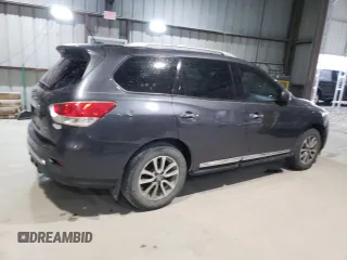 2014 Nissan Pathfinder Platinum with VIN 5N1AR2MM4EC603036, listed as a Copart auction lot 53446195 with 204,764 mi miles and Salvage Title. Bid and sale history available at carsss.com. Image 3.