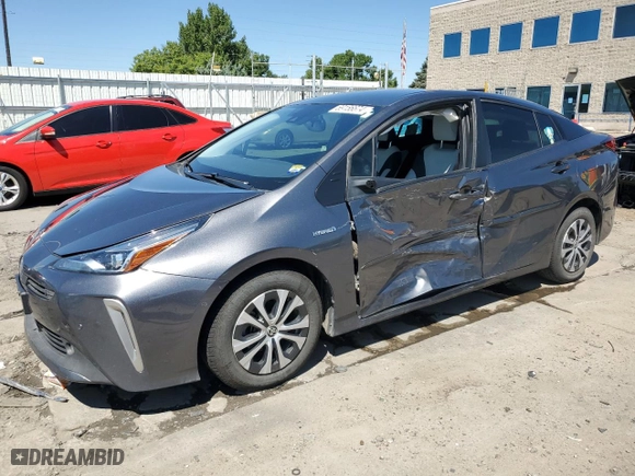 2022 Toyota Prius LE with VIN JTDL9MFU7N3037119, listed as a Copart auction lot 69156674 with 51,417 mi miles and Salvage Title. Bid and sale history available at carsss.com. Image 1.