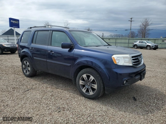 2013 Honda Pilot EX-L with VIN 5FNYF4H77DB055191, listed as a Copart auction lot 49885265 with 123,179 mi miles and Salvage Title. Bid and sale history available at carsss.com. Image 4.