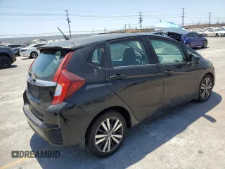 2015 Honda Fit EX-L with VIN 3HGGK5H80FM724424, listed as a Copart auction lot 61461995 with 93,066 mi miles and Salvage title. Bid and sale history available at DreamBid. Image 3.