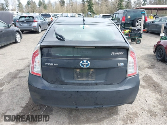 2013 Toyota Prius One with VIN JTDKN3DU9D1721670, listed as a IAAI auction lot 41945657 with 188,450 mi miles. Bid and sale history available at carsss.com. Image 16.