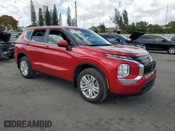 2024 Mitsubishi Outlander ES z VIN JA4J3UA89RZ072115, wystawiony jako Copart lot #51763575 z przebiegiem 2 195 mil mil oraz Czysty tytuł • Clean title. Historia ofert i sprzedaży dostępna na DreamBid. Obrazek 4.
