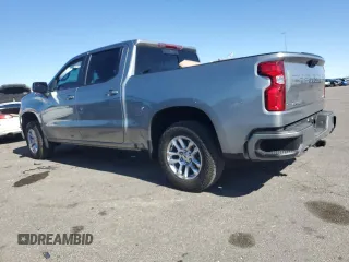 2025 Chevrolet Silverado 1500 with VIN 2GCUKEED7S1137500, listed as a Copart auction lot 45814665 with 3,489 mi miles and Salvage Title. Bid and sale history available at DreamBid. Image 2.