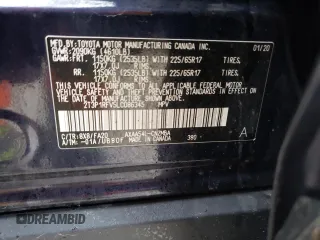 2020 Toyota RAV4 XLE with VIN 2T3P1RFV5LC086345, listed as a Copart auction lot 47277045 with 82,750 mi miles and Salvage Title. Bid and sale history available at DreamBid. Image 13.