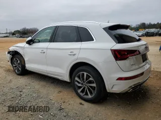 2022 Audi Q5 S line Premium Plus with VIN WA1EAAFY7N2103038, listed as a Copart auction lot 87447034 with 25,650 mi miles and Salvage Title. Bid and sale history available at carsss.com. Image 2.