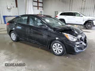 2016 Hyundai Accent SE with VIN KMHCT4AE3GU043509, listed as a Copart auction lot 52686345 with 46,066 mi miles and Salvage Title. Bid and sale history available at carsss.com. Image 4.