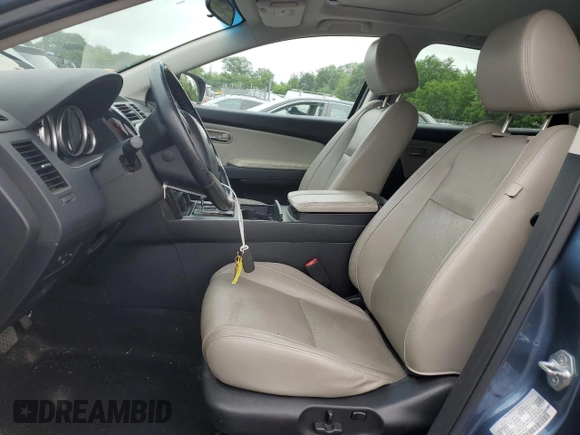 2014 Mazda CX-9 Touring with VIN JM3TB3CV9E0438479, listed as a Copart auction lot 60099695 with 113,083 mi miles and Clean title. Bid and sale history available at DreamBid. Image 7.