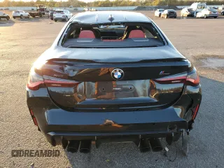 2022 BMW M4 Competition xDrive with VIN WBS43AZ04NCH63092, listed as a Copart auction lot 82415294 with 35,659 mi miles and Salvage Title. Bid and sale history available at carsss.com. Image 6.