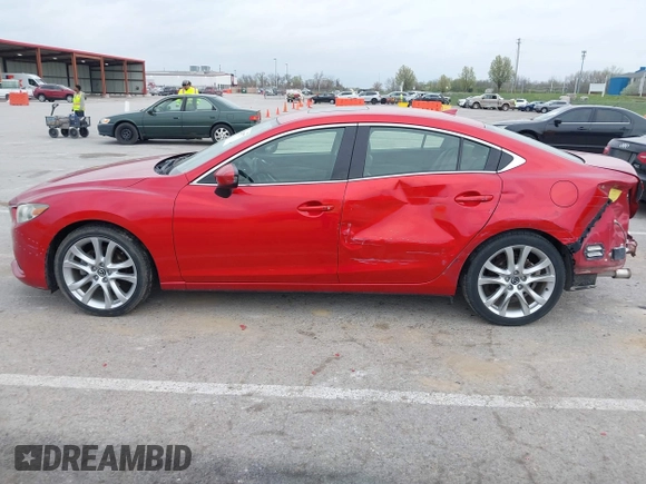 2015 Mazda 6 i Touring with VIN JM1GJ1V5XF1213756, listed as a IAAI auction lot 41943777 with 105,736 mi miles and . Bid and sale history available at carsss.com. Image 15.