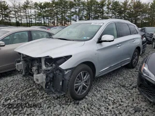 2019 Infiniti QX60 Luxe with VIN 5N1DL0MM3KC551865, listed as a Copart auction lot 72581354 with 105,016 mi miles and Salvage Title. Bid and sale history available at DreamBid. Image 1.