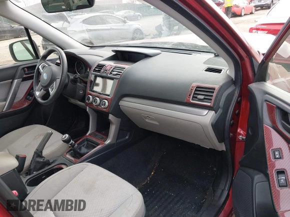 2017 Subaru Forester Premium with VIN JF2SJAEC4HG462614, listed as a IAAI auction lot 41647029 with 162,492 mi miles. Bid and sale history available at carsss.com. Image 5.