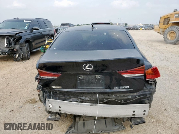2020 Lexus IS 300 F Sport with VIN JTHGA1D23L5103657, listed as a Copart auction lot 57443255 with 95,782 mi miles and Salvage title. Bid and sale history available at DreamBid. Image 6.