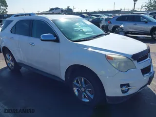 2012 Chevrolet Equinox LTZ with VIN 2GNALFEK0C1262447, listed as a IAAI auction lot 41643221 with 114,514 mi miles. Bid and sale history available at carsss.com. Image 1.
