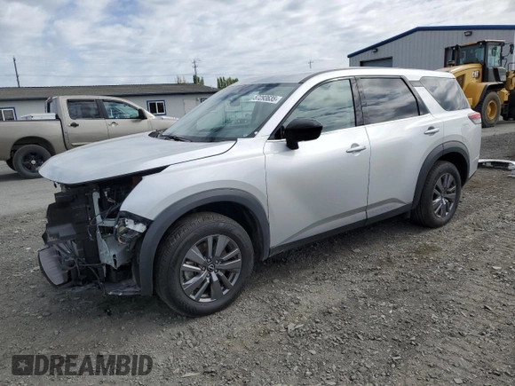 2024 Nissan Pathfinder S with VIN 5N1DR3AC2RC276348, listed as a Copart auction lot 57293635 with 11,818 mi miles and Clean title. Bid and sale history available at DreamBid. Image 1.