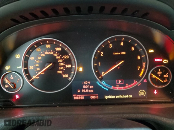 2013 BMW X3 xDrive28i with VIN 5UXWX9C57D0A25292, listed as a Copart auction lot 87730015 with 108,868 mi miles and Salvage Title. Bid and sale history available at carsss.com. Image 9.